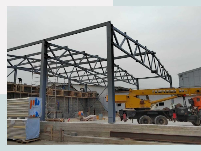 Строительство цехов в Орле