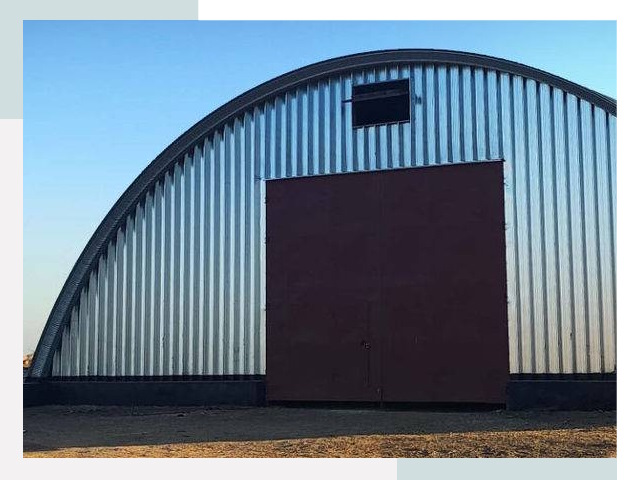 Бескаркасные ангары в Орле