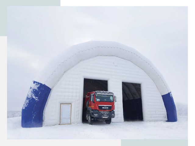 Мобильные ангары в Орле