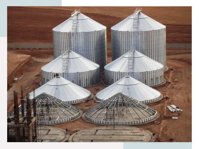 Строительство зерновых силосов в Орле