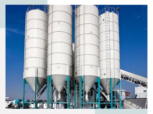 Строительство цементных силосов в Орле