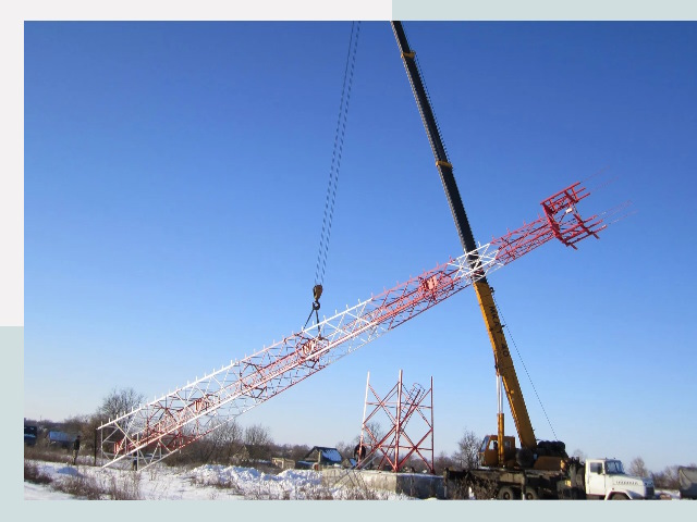 Строительство башен связи в Орле от 607 руб.