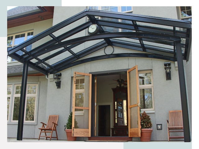 Козырьки металлические в Орле