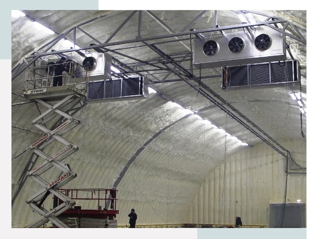 Оснащение ангаров в Орле