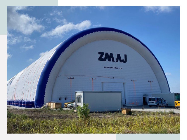 Брендирование ангаров в Орле