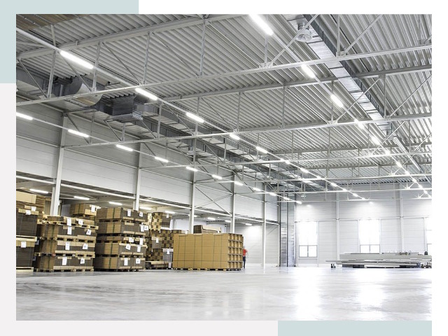 Освещение ангаров в Орле