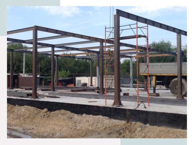 Фундамент для ангаров в Орле