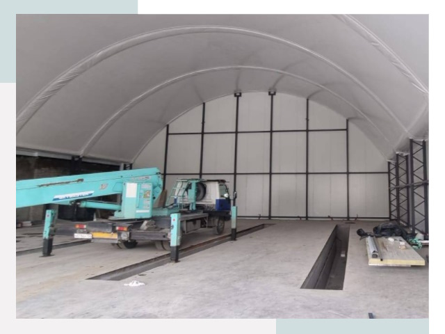 Внутреннее оснащение ангаров в Орле